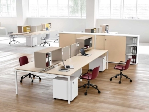 ambiente di lavoro openspace e polifunzionale aleaoffice